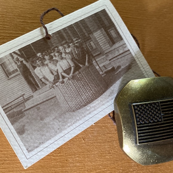 Peterborough Baskets of New Hampshire NEW Vintage Handmade Basket w/Pyrex dish. - Picture 10 of 16